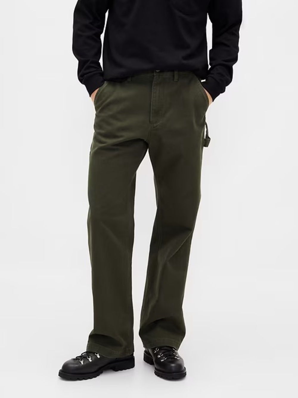 NWT Gap Canvas '90s Loose Carpenter Khaki Pants